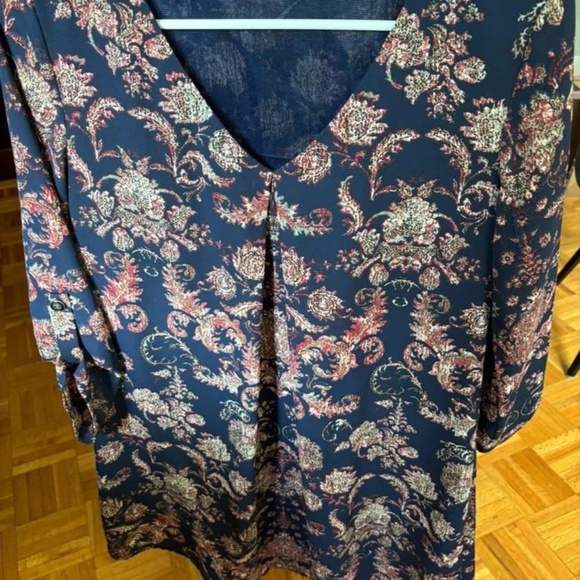 LUSH- FLORAL PRINT MINI DRESS (EXTRA SMALL) - Picture 3 of 5